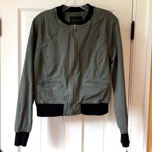 Sanctuary Army Green Bomber Jacket Sz S